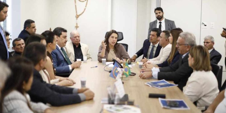 A governadora se reuniu com prefeitos aliados e da oposição em Brasília