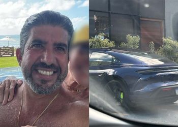 Empresário Guga Muniz e sua Porsche de R$ 1 milhão