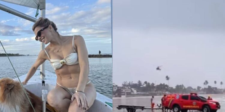 Helicóptero localiza corpo de advogada desaparecida no litoral de Pernambuco