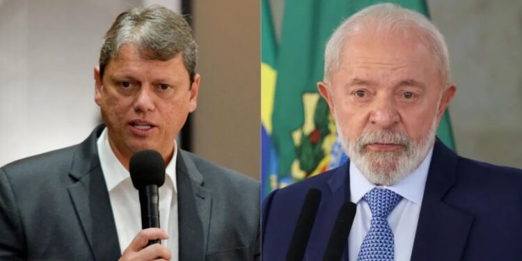 Tarcísio teria 46,5% contra 34,9% de Lula.