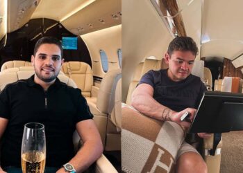 Erlan Oliveira (esq.) e o primo Fernandin da OIG