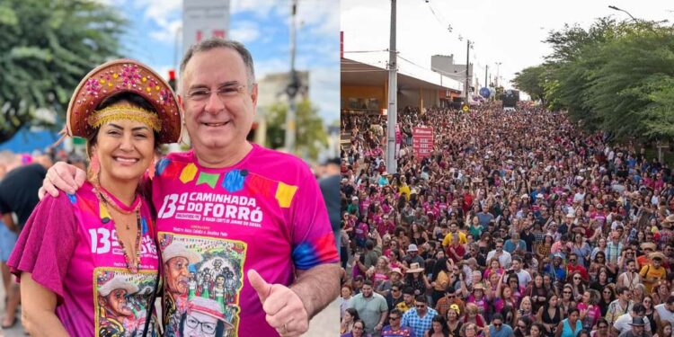 Prefeito Zeca Cavalcanti e a primeira-dama e Nerianny Cavalcanti participaram do evento