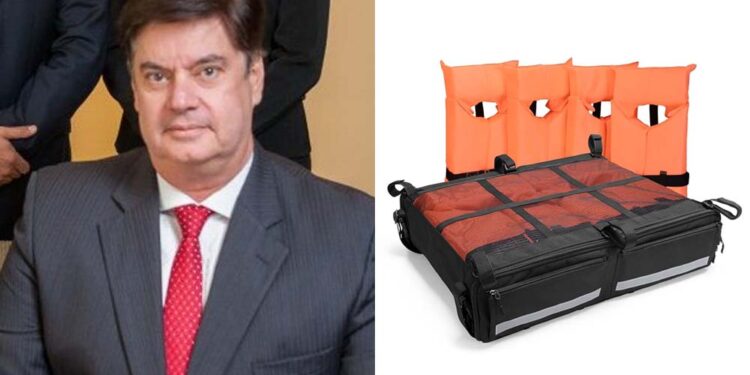 Ademar Rigueira declarou que coletes ficaram guardados em casa