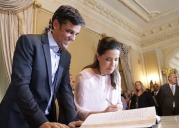 Daniel Coelho e Raquel Lyra no Palácio do Campos das Princesas