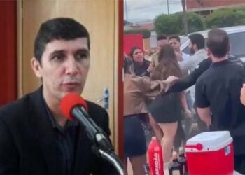 Juiz Marcos Franco Bacelar (esq.) decretou a prisão de 3 homens e 2 mulheres