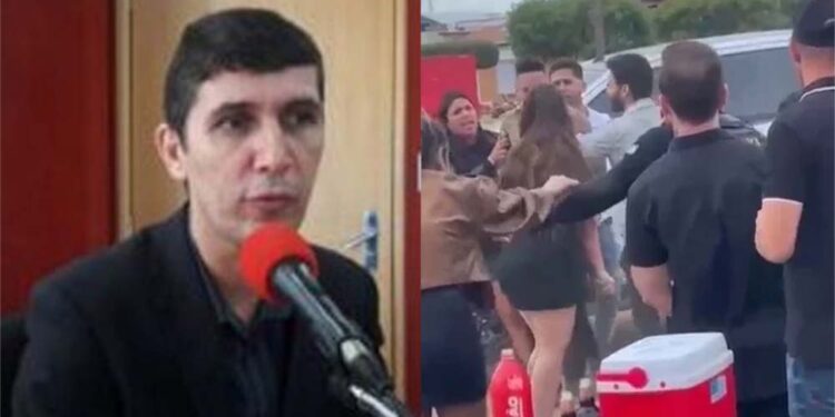 Juiz Marcos Franco Bacelar (esq.) decretou a prisão de 3 homens e 2 mulheres