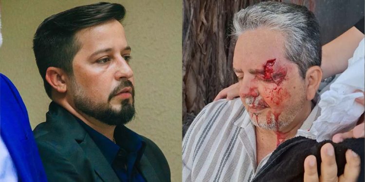 Dono da LP Saúde, Rodrigo Tavares e o jornalista Ricardo Antunes