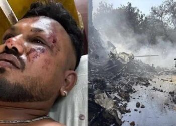 Sobrevivente de queda de avião na Índia relata momentos de terror