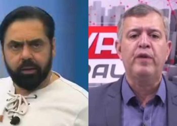 Jornalista Cardinot e Sérgio Dionísio