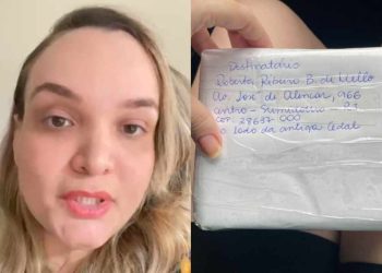 Mayara registrou na Delegacia de Boa Viagem que encontrou o pacote já pronto