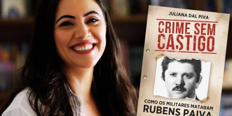 Juliana Dal Piva lança livro sobre desaparecimento de Rubens Paiva