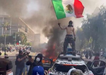 Protesto em Los Angeles 8/6/2025