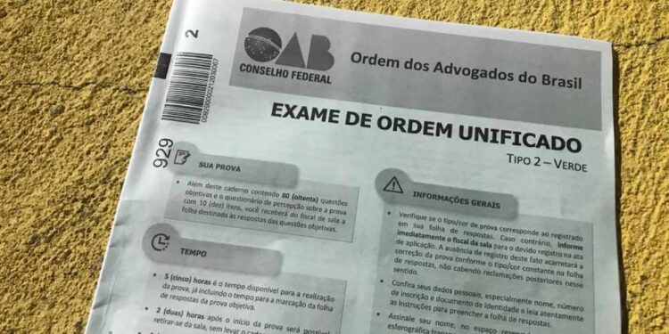 Polêmica no 43° exame da OAB, candidatos contestam questão e pedem anulação