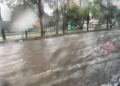 Alagamento na Av. Agamenon Magalhães, no Recife. Foto: Reprodução/WhatsApp