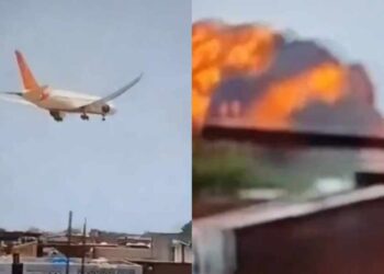 Avião da Air India cai após decolagem em Ahmedabad