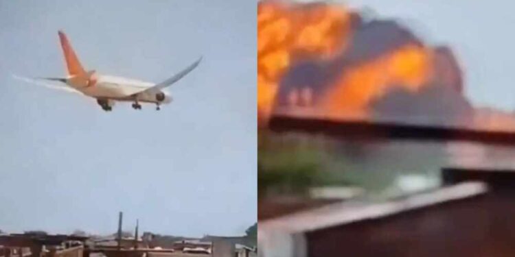 Avião da Air India cai após decolagem em Ahmedabad