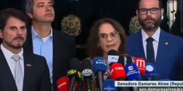 Damares Alves disse que ação policial fortaleceu a oposição.