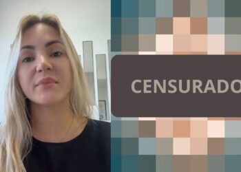 No vídeo removido, Natasha mostrava prints trocados no WhatsApp com outro delegado.