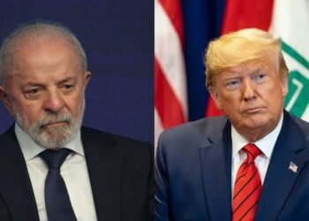 Lula e Trump.