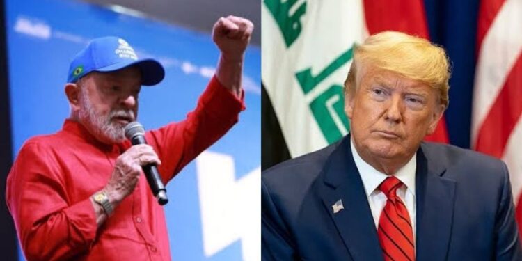 Lula (PT) voltou a criticar o presidente dos EUA, Donald Trump.