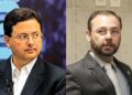 O advogado Antônio Campos (esq.) e o jornalista Múcio Aguiar