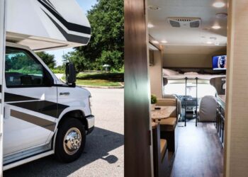 Motorhome Classe C30 acomoda até 6 pessoas com conforto