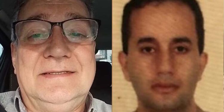 O ex-PM Delamo e Silva Meira e o major Romero Bezerra Cavalcanti Mendes