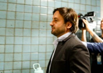 Réu Rodrigo Carvalheira prestou depoimento no Fórum Desembargador Rodolfo Aureliano, no Recife