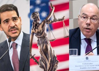 Jorge Messias (AGU) e Mauro Vieira (Itamaraty) | Esq. p/ dir.