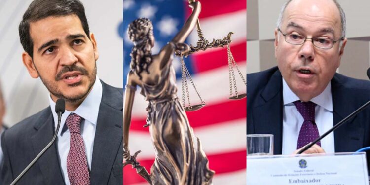 Jorge Messias (AGU) e Mauro Vieira (Itamaraty) | Esq. p/ dir.