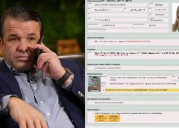 Thiago Brennand recebe visitas de 'companheira' e familiares em Tremembé