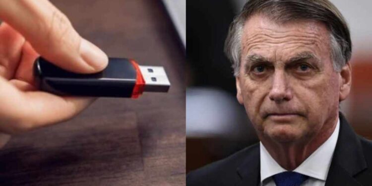 Pen drive foi encontrado em residência do ex-presidente Jair Bolsonaro
