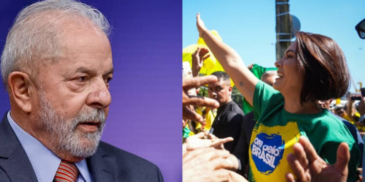 Ela subiu o tom e xingou o presidente