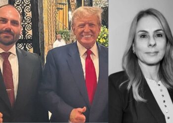 O deputado Eduardo Bolsonaro afirmou que Viviane Barci será incluída na lista de sanções.