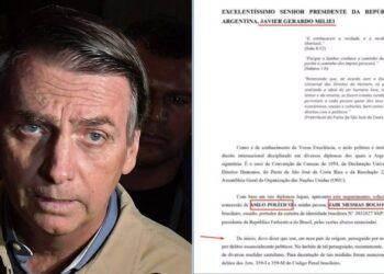 O arquivo foi encontrado no telefone celular de Bolsonaro apreendido pela pela PF.