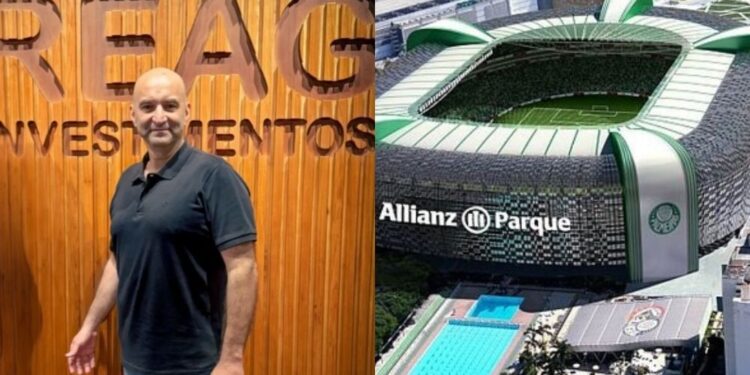 João Carlos Mansur é um dos responsáveis pela construção do estádio do Palmeiras.