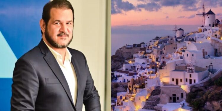 O presidente do União Brasil vai comemorar seus 50 anos de idade em Mykonos.