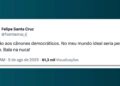 Felipe Santa Cruz defendeu "bala na nuca" de Bolsonaro.