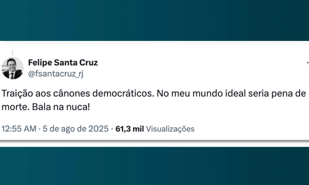 Em rede social, ex-presidente da OAB defende matar Jair Bolsonaro