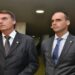 Mensagens reveladas pela PF expõem tensão entre Jair e Eduardo Bolsonaro