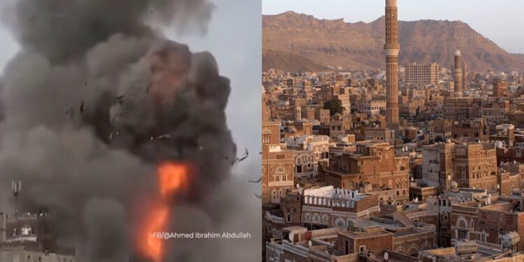 Ataque atingiu a capital do Iêmen, Sanaa