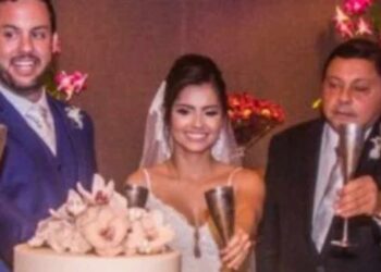 Gustavo Sales, Suellen Figueiroa e Sebastião Figueiroa (esq. p/ dir.)