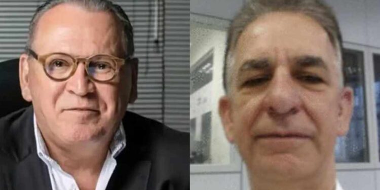 Sydney Oliveira (esq) dono da Ultrafarma e Mario Otavio Gomes do Fast Shop