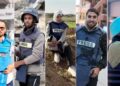 Ahmed Abu Aziz, Moaz Abu Taha, Mariam Abu Dagga, Mohammed Salama e Hussam al-Masri