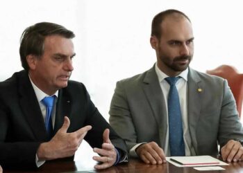 PF indicia Eduardo por buscar punições dos EUA contra autoridades brasileiras