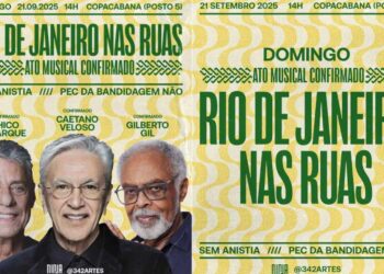 Caetano Veloso, Gilberto Gil e Chico Buarque se unem em protesto contra PEC