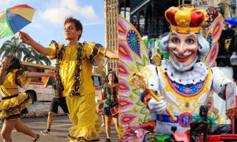 Festival mistura frevo e Mardi Gras americano no Recife Antigo em outubro