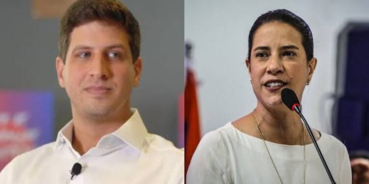 João Campos e Raquel Lyra (esq. p/ dir.)