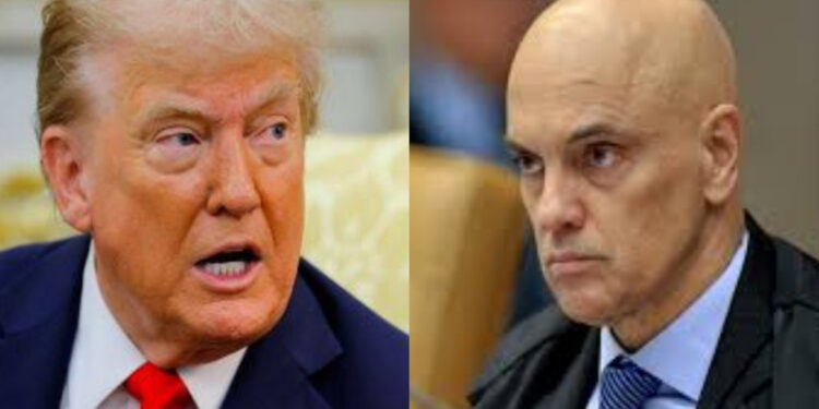Trump e Alexandre de Moraes