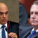 Alexandre de Moraes e Bolsonaro (PL)